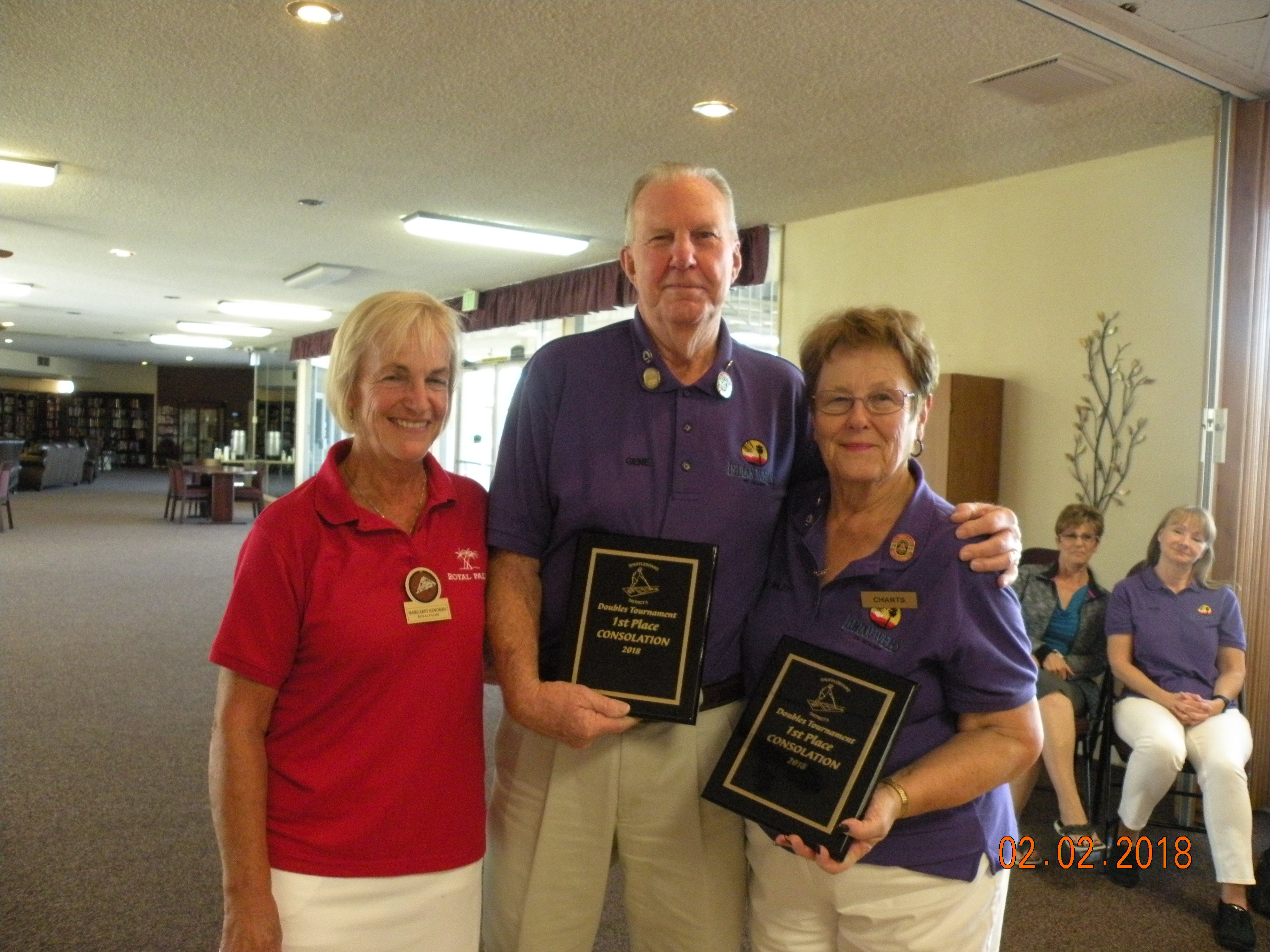Gene & Shirley Eager, Champions of   Consolation Division.JPG